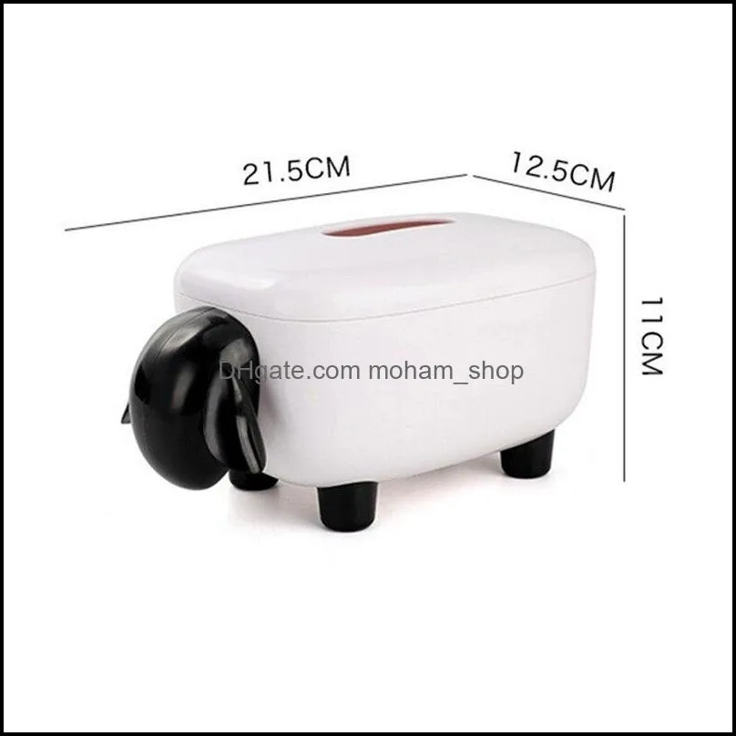 sheep shaped box home decoration accessories multifunctional storage nontoxic pp material drop