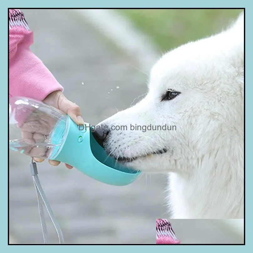 350ml cat bowls automatic customized logo dog cat water fountain drinking dispenser pet bottle