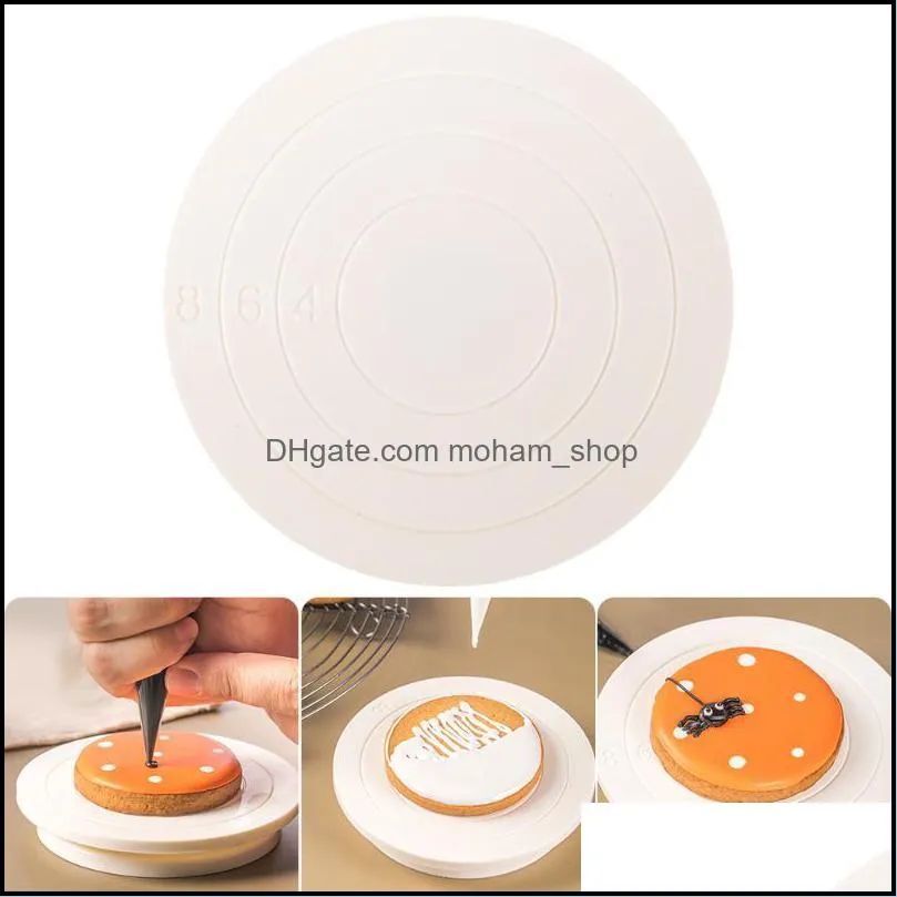 baking pastry tools cake decorating turntable diy rotary table mini plastic fondant supplies