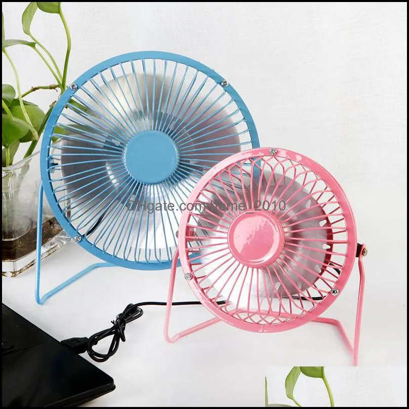 portable usb fan 4 inch 6 inch universal home office car portable mini fan aluminum small desk usb 4 blades cooler cooling fan dh1402