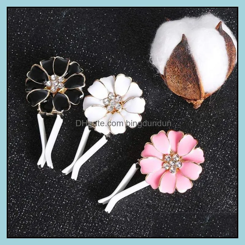 newest car perfume clip home  oil diffuser for car outlet locket clips flower auto air freshener conditioning vent clip