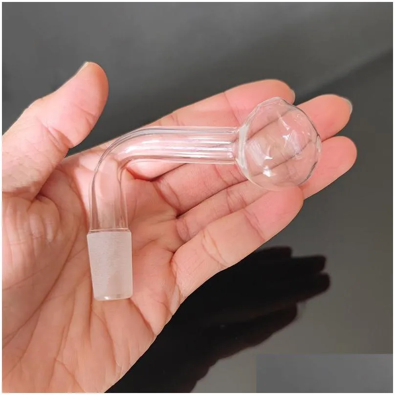 14mm male joint glass bowls pyrex pipes 3cm big ball thick glass water bubbler bowl female tube transparent smoke accessories wholesale bong adapter for