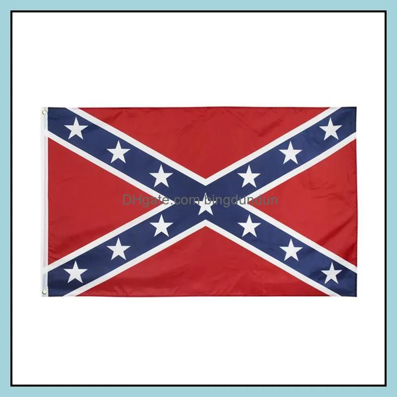 2020 usa confederate flag two sides printed union rebel flags star pattern polyester banners goods in stock 5yh h1