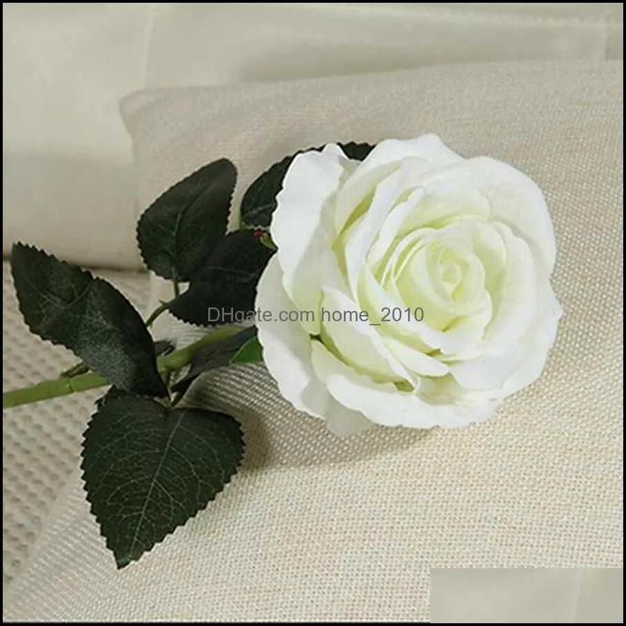 single beautiful rose peony artificial silk flowers diy bouquet home party spring wedding decoration marriage fake flower dh0914