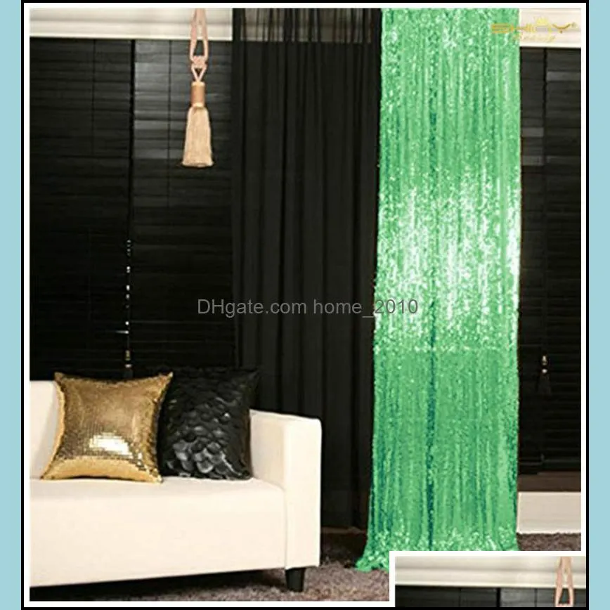 3ftx8ft sequin curtain light green glitter christmas backdrop po wedding baby show