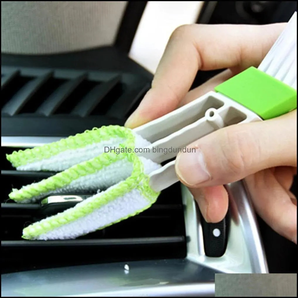 cleaning brush auto air conditioning outlet dashboard dust brush interior cleanings keyboard blind brushs