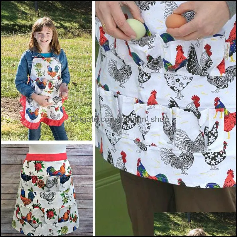 egg collecting harvest apron chicken farmer work aprons carry duck goose egg collecting apron multipocket egg shatterproof apron