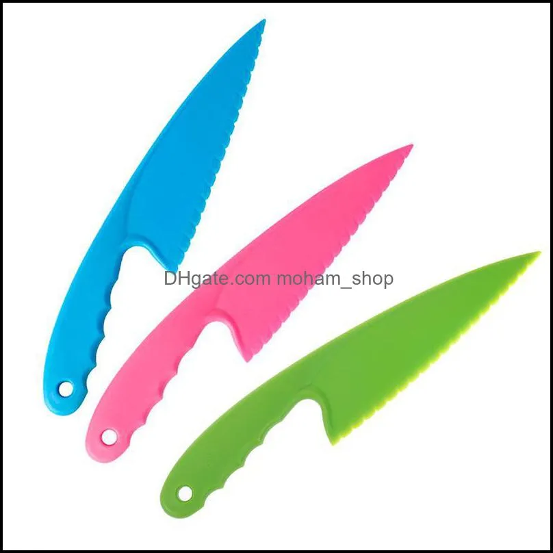 cake knife cutting utensils plastic dough bread vegetable fruit pizza cutter kitchen cooking gadgets for diy baking tools pastry
