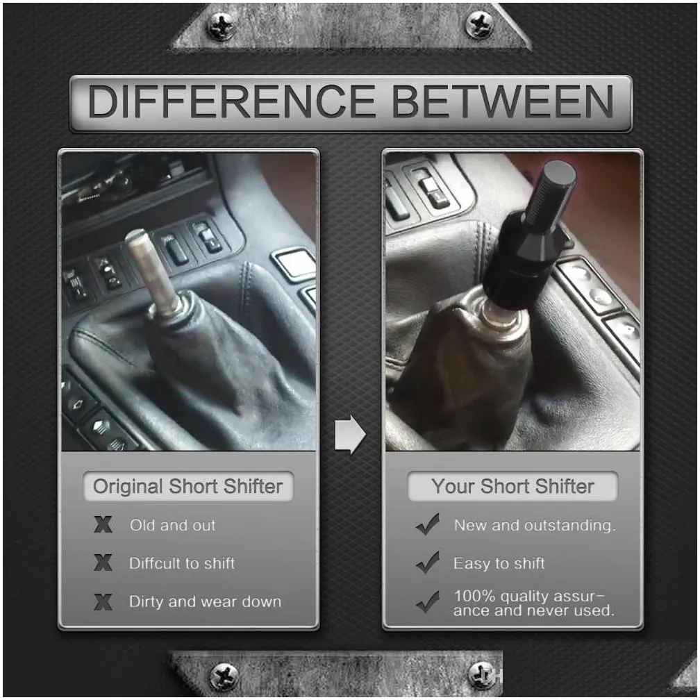 universal car manual gear shift knob adapter for m10x1.5/m12x1.25 thread aluminum alloy sba01