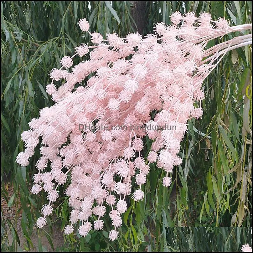 plastic flocking trigeminal artificial plant wedding party decoration plant simulation plastic 115cm white pink plant flower
