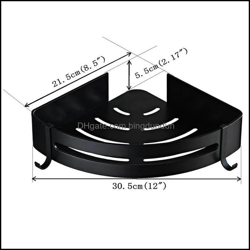 shelf cosmetic rack with single lever bath corner basket hook