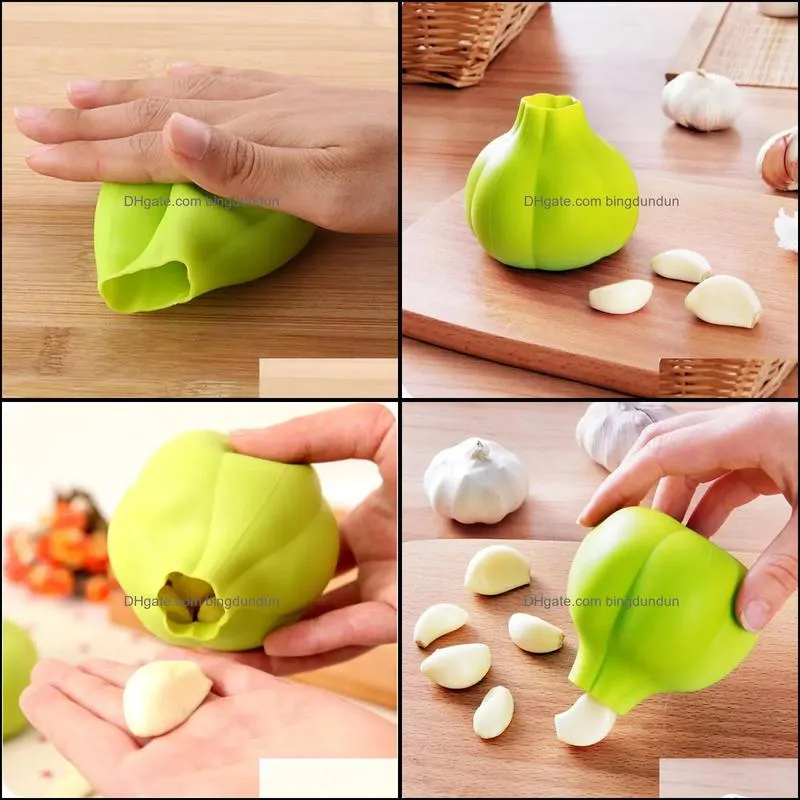 garlic peeler creative kitchen tools silicone soft garlic peelers