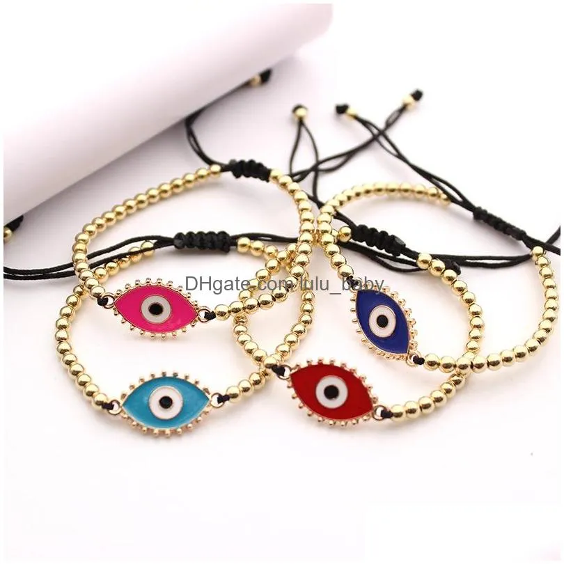 bohemian fashion jewelry evil eye strands beaded bracelets handmade beads bracelet