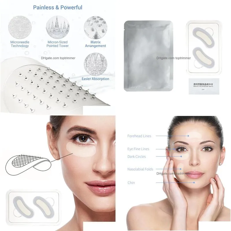 microneedle eyees korean cosmetics mask for face skin care microneedle for forehead fine lines remove wrinkles