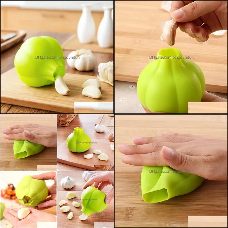 garlic peeler creative kitchen tools silicone soft garlic peelers