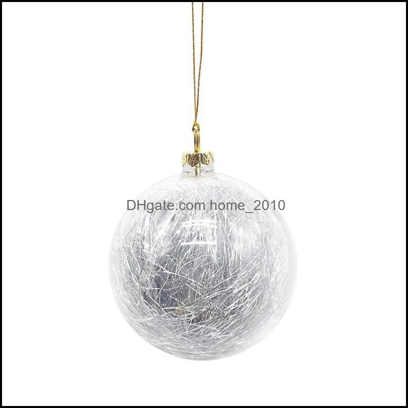 1pc christmas balls diy po frame tree ornaments xmas decorations hanging pendants year 2021 gift