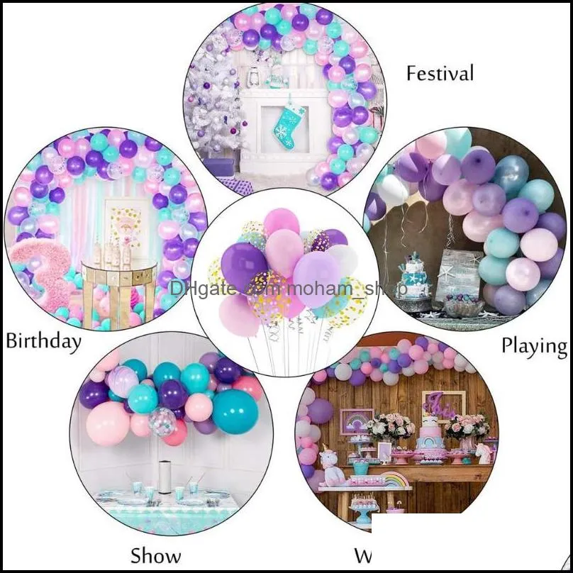 157pcs/set color balloon chain set balloons garland arch kit latex birthday decor wedding