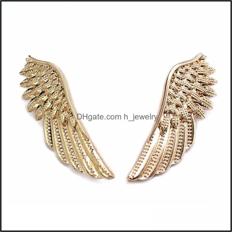 fashion angel wings brooch collar pin brooches silver gold plated color selling jewelry accessories gift