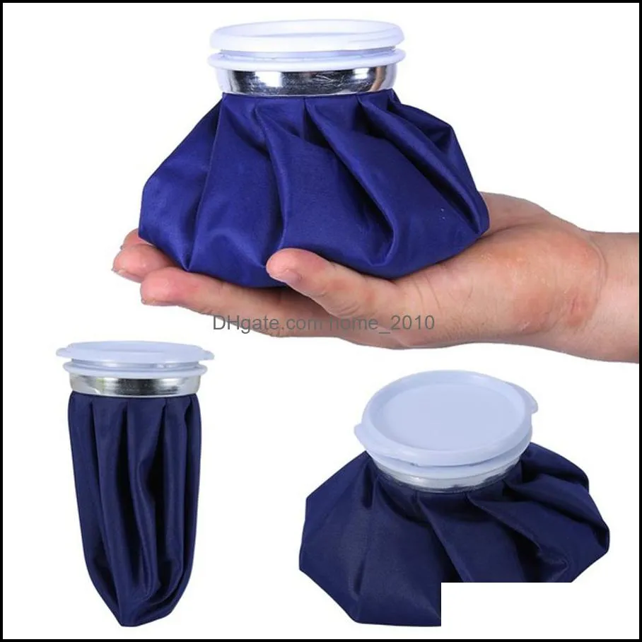 reusable 6 inch sport injury ice bag medical cooling cloth ice bag customizable blue first aid health care cold therapy ice pack dh0651