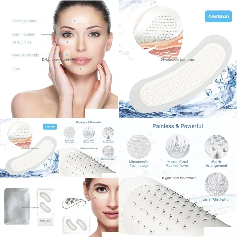 microneedle eyees korean cosmetics mask for face skin care microneedle for forehead fine lines remove wrinkles