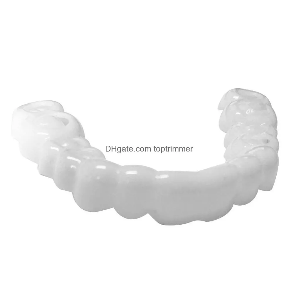 teeth whitening cosmetic teeth denture smile top cosmetic veneer upper and lower simulation braces