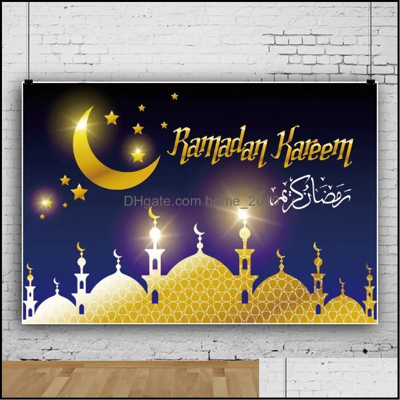ramadan eid mubarak moon star background supplies