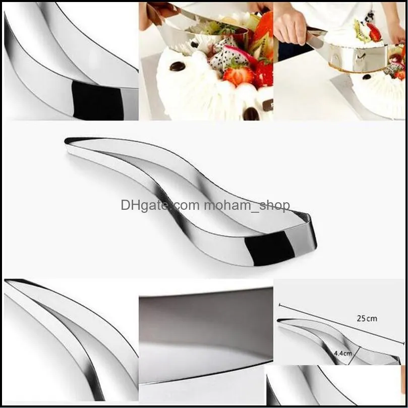 1pcs flower leaf cake knife stainless steel server cutter slicer bread pizza divider tools f169 baking pastry