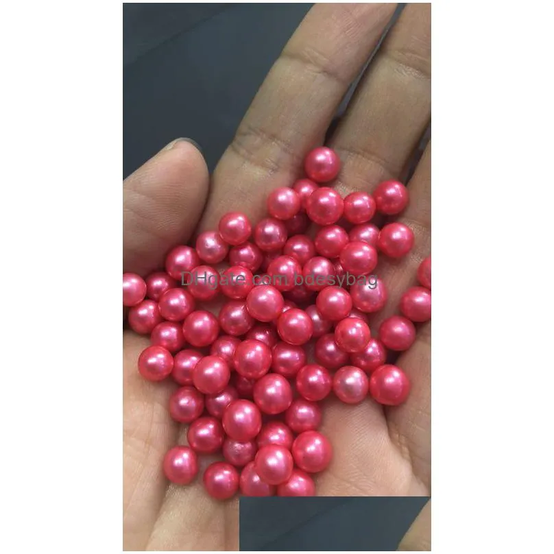 2020 new fashion diy beads natural  water pearl 67mm natural bulk multicolor grade particle pearl beads of pearl ornament