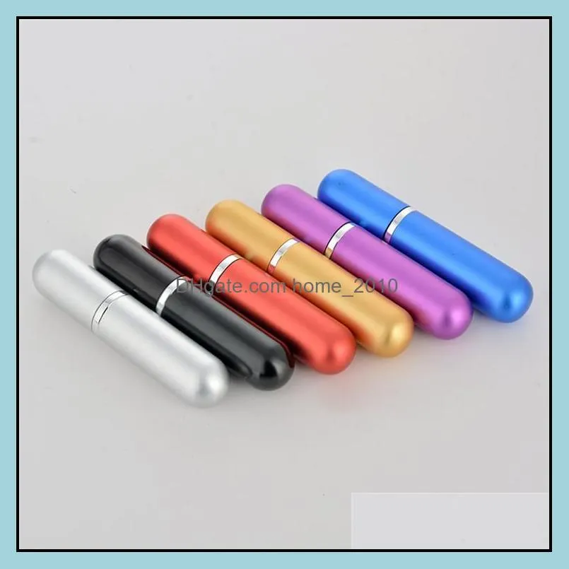 5ml portable mini refillable perfume bottle with spray scent pump empty cosmetic containers spray atomizer bottle for travel