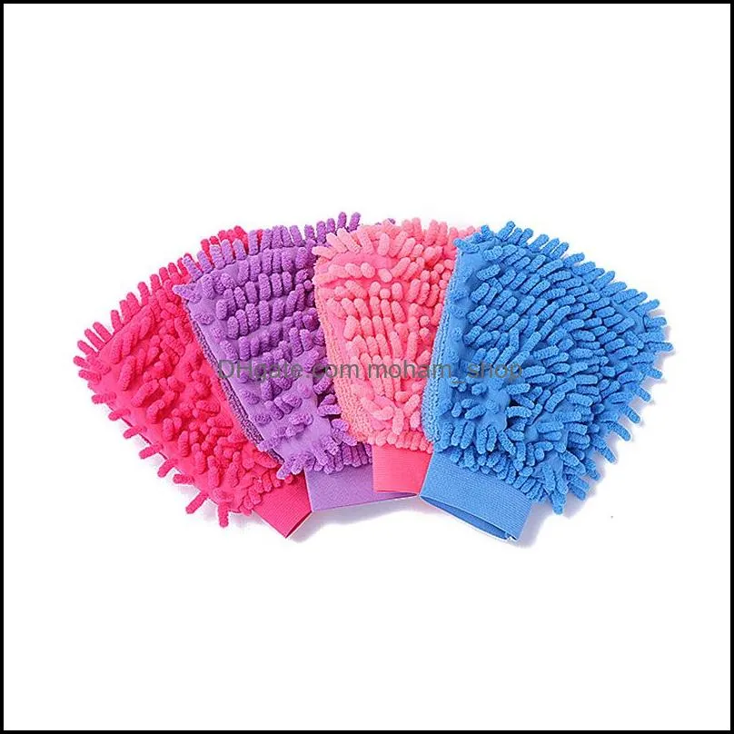 car wash glove ultrafine fiber chenille microfiber home cleaning window washing tool auto care tool car drying towel