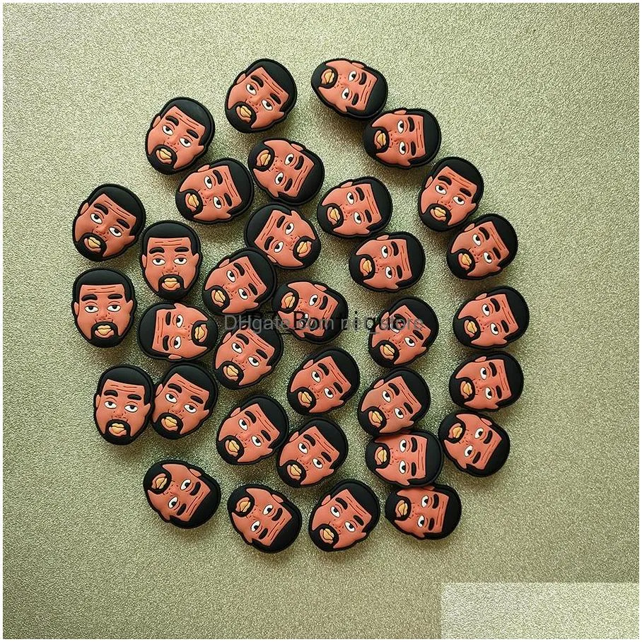 Shoe Parts Accessories Wholesale Rapper Singer Croc Charms Hispanic Latino With Buckle Clog Pins For Teens Girls Boys Adt Drop Del Dhehw From 0 15 DHgate