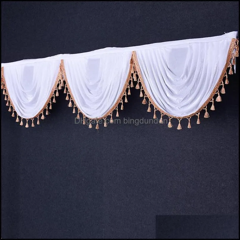 gold velvet wedding props background gauze tassel pendant stage ceremony backdrop curtain back drop curtains