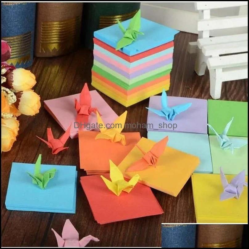 10 pcs/lot diy handmade origami products 10cm paper birds for wedding props holiday gift hanging supplies