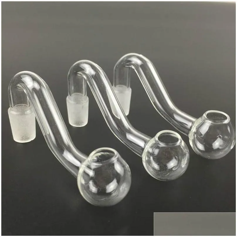 clear 10mm male glassl bowl pyrex glass tobacco bowls glass water pipe hookah shisha bong dab oil rig adapter transparent thick smoking accessories wholesale