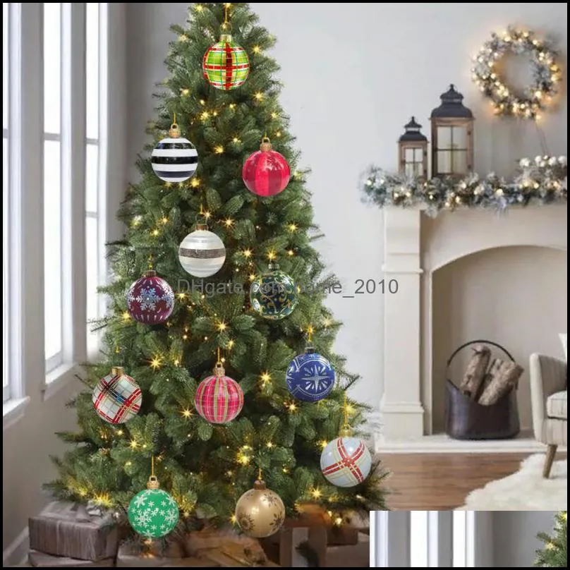 christmas tree ball pendant acrylic festival decorations