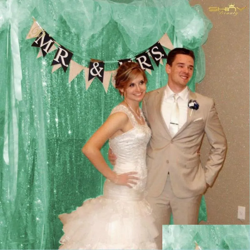 3ftx8ft sequin curtain light green glitter christmas backdrop po wedding baby show