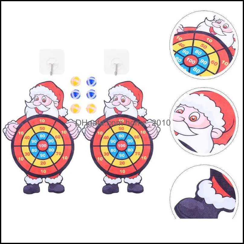 2 sets funny throwing sticky balls target plate shooting