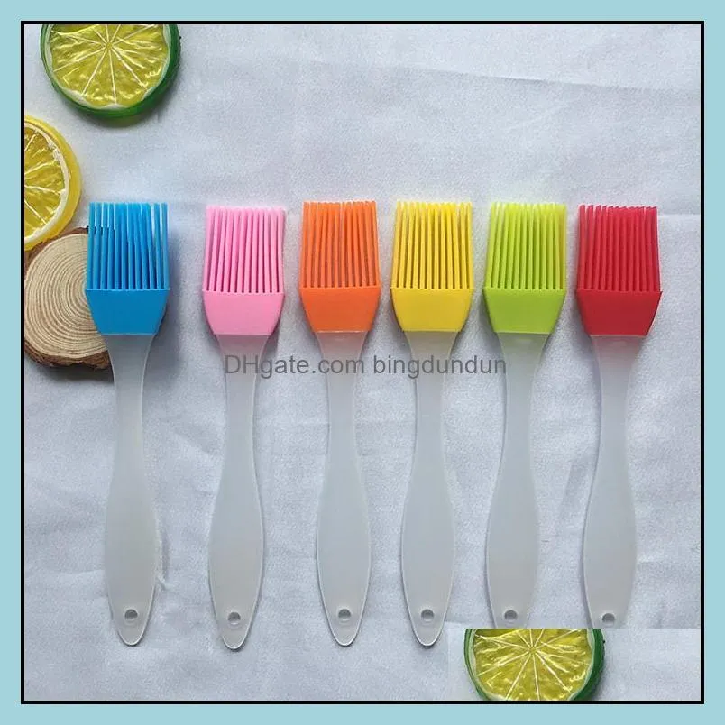 silicone butter brush bbq oil camping cook pastry grill food bread basting brush bakeware kitchen dining tool