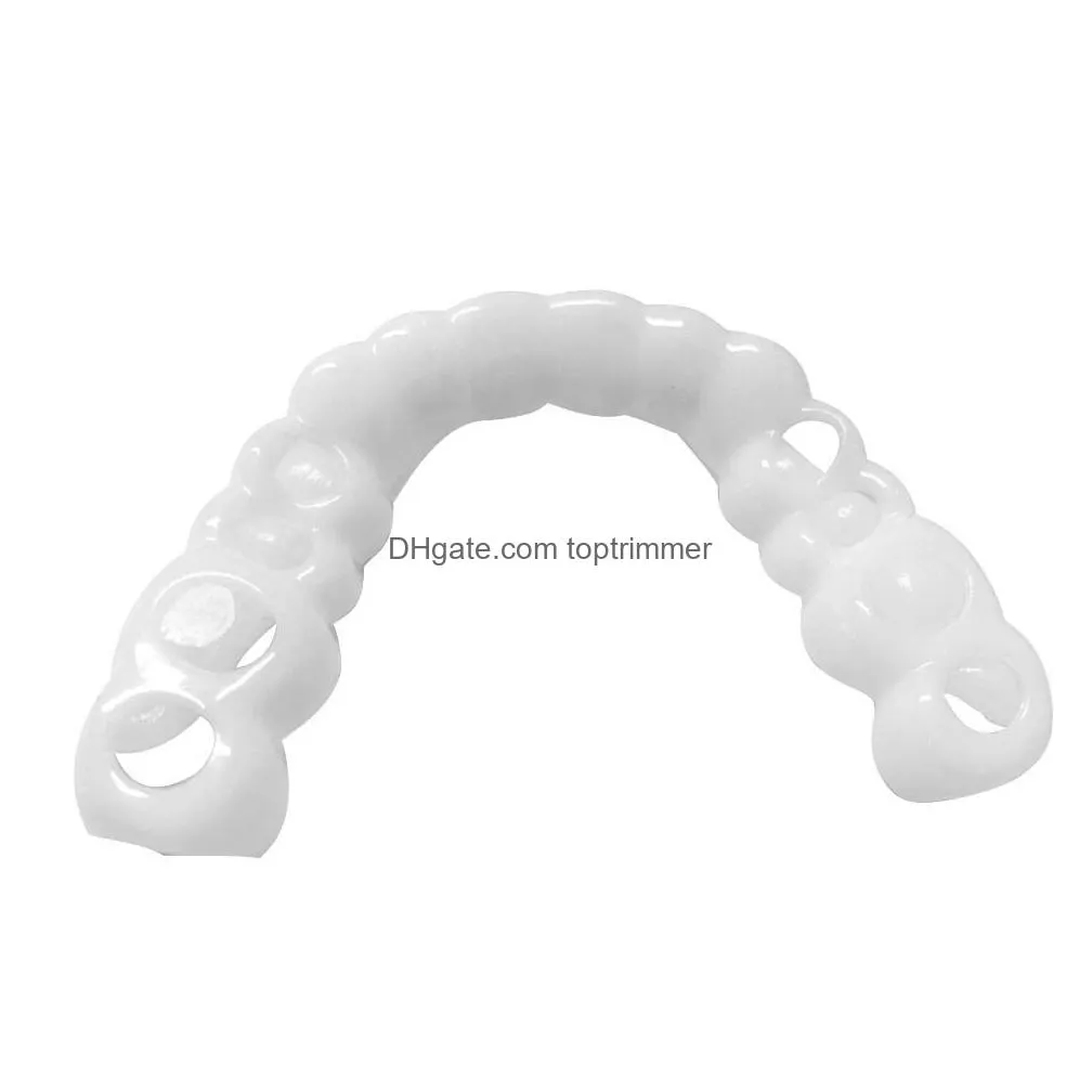 teeth whitening cosmetic teeth denture smile top cosmetic veneer upper and lower simulation braces