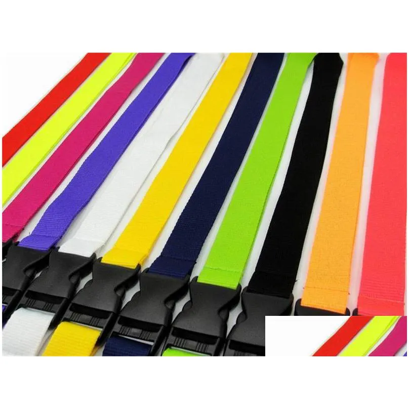 newwholesale 150pcs lanyards party favor detachable id badge holder assorted colors brand 888 b3