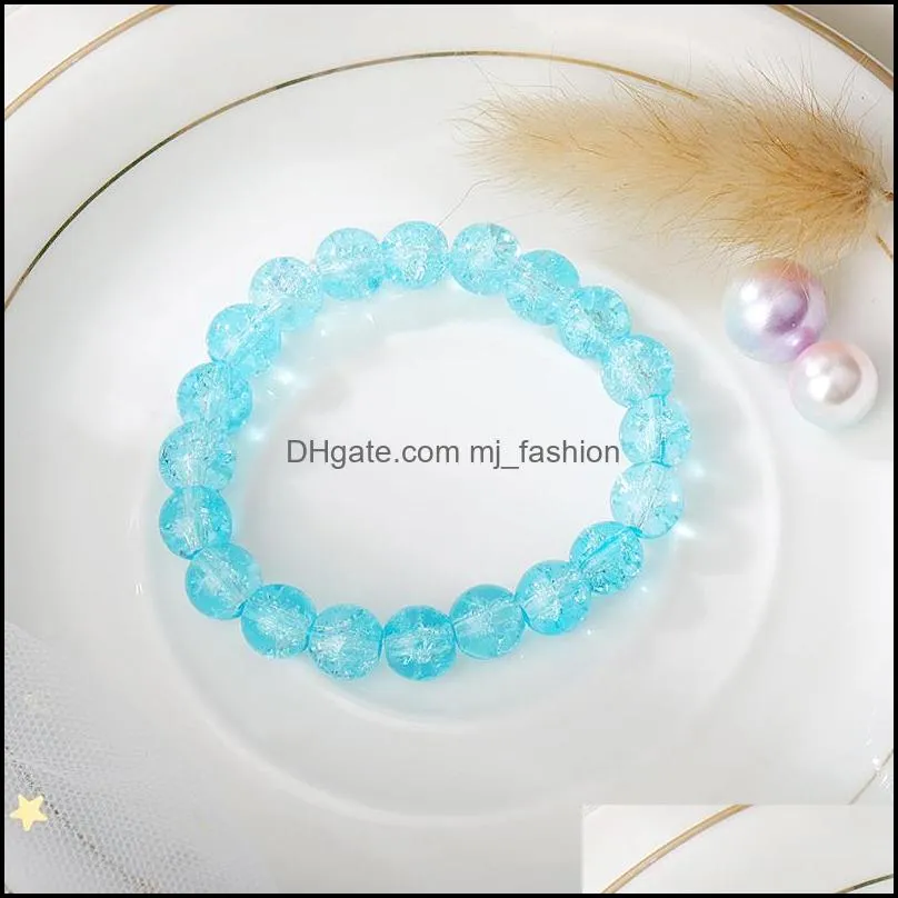  crystal beaded bracelet strands for kids jewelry fashion cute bracelets students girls jewellry