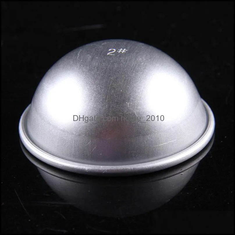 baking pastry tools by dhs or ems 300 pcs 3d aluminum alloy ball sphere bath bomb mold cake mould