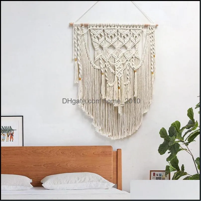 tapestries macrame wall hanging boho decor for apartment dorm baby room bedroom nursery above bed walls art decoration