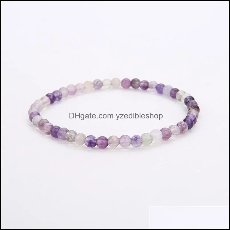 natural stone 4mm round beads chakra bracelet power energy bracelet men women rock lava stone bracelet 3657 q2