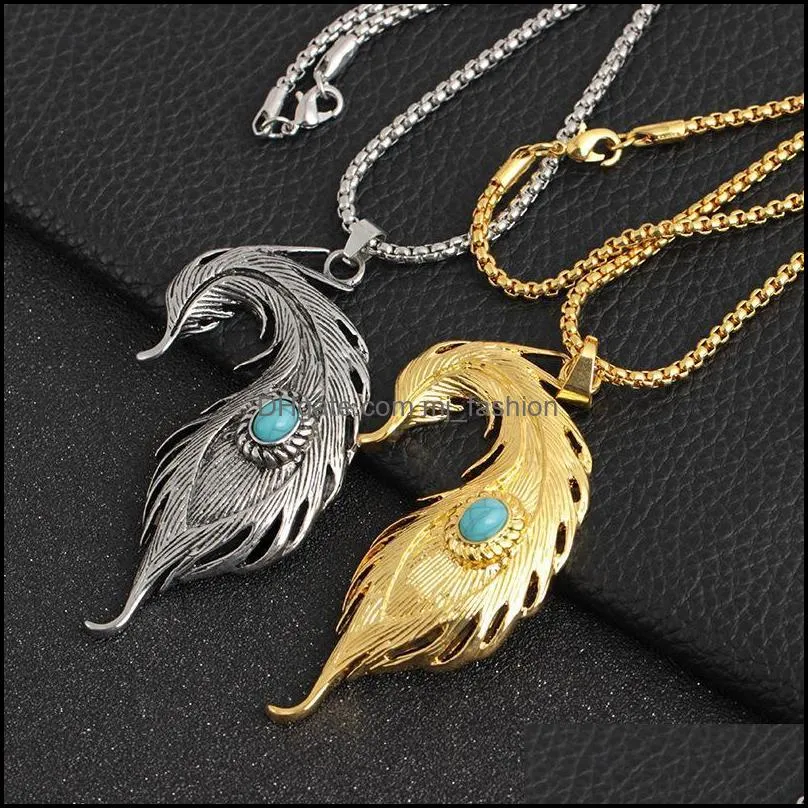 hip hop jewelry color silver gold chain turquoises pendants necklaces vintage statement hip hop necklace
