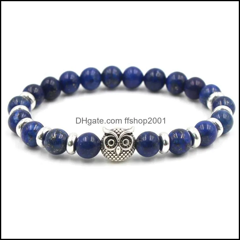 natural stone bracelet buddha head lazuli stone beads bracelets