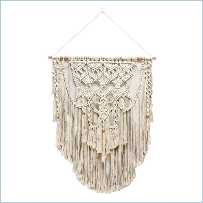 tapestries macrame wall hanging boho decor for apartment dorm baby room bedroom nursery above bed walls art decoration