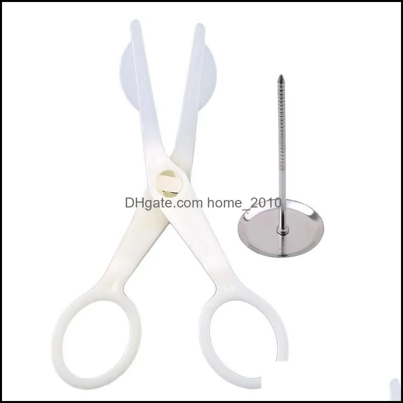 set cake decoration flower stand icing piping nozzle scissors for cream transfer tools baking pastry