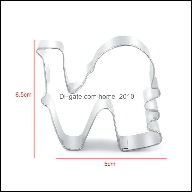 baking moulds 1pc love mold stainless steel biscuit cookie cutter cake decorating tools home diy accessoriesbaking