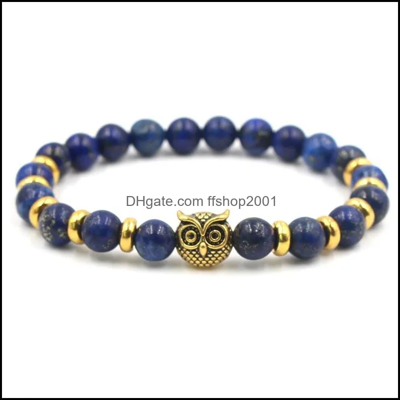 natural stone bracelet buddha head lazuli stone beads bracelets